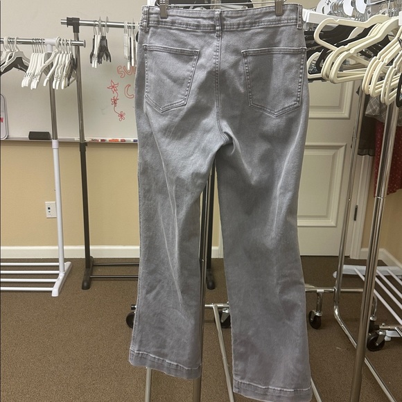 FLAMINGALS BRAND GRAY WIDE LEG LARGE - Picture 4 of 5